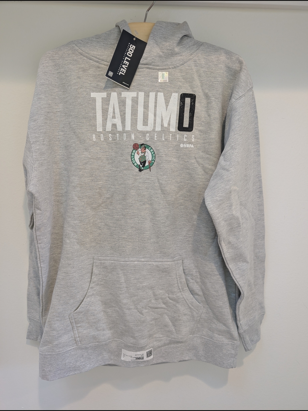 Celtics Jayson Tatum Hooded Sweatshirt - Size XL